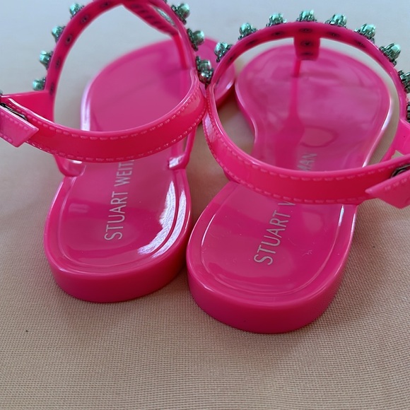 New Stuart Weitzman Sandals. Size 8. Pink. - Picture 6 of 7